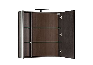 Зеркальный шкаф Aquanet Эвора 80 дуб антик купить в интернет-магазине сантехники Sanbest