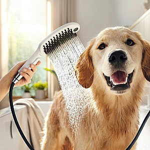 Душевая лейка для собак Hansgrohe DogShower 26640700 белый матовый купить в интернет-магазине сантехники Sanbest