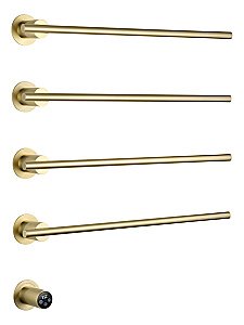 Полотенцесушитель электрический встраиваемый WONZON & WOGHAND DORTMUND, Брашированное золото (WW-A364-BG) купить в интернет-магазине сантехники Sanbest