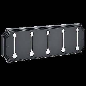 Панель с крючками Elghansa Hermitage HRM-670-Black/Chrome черная/хром купить в интернет-магазине сантехники Sanbest