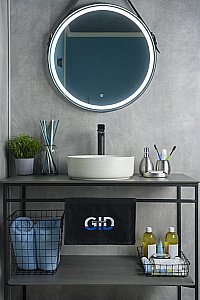 Раковина накладная Gid 36 D1357h028 53329 кремовая, белая купить в интернет-магазине Sanbest