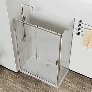 Душевой уголок Vincea City VSR-5CT9012CL 120х90 стекло прозрачное/профиль хром купить в интернет-магазине Sanbest