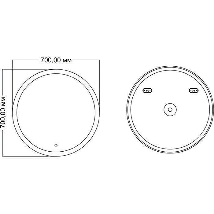 Зеркало Mixline Мия 545273 70 в ванную от интернет-магазине сантехники Sanbest