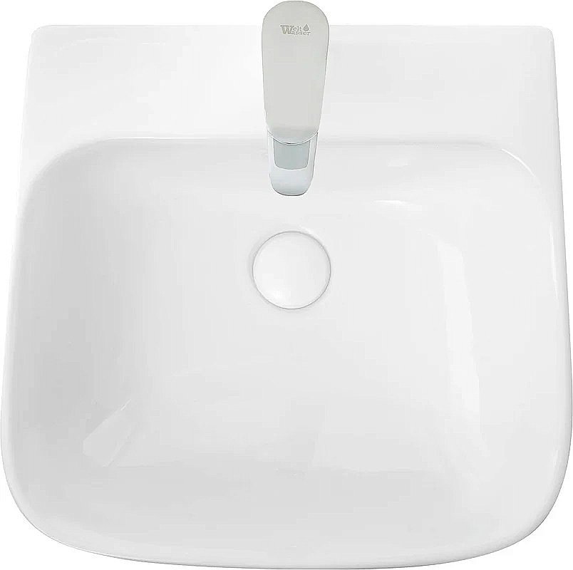 Раковина напольная WeltWasser WW LEERBACH 4543 GL-WT 45 белая купить в интернет-магазине Sanbest