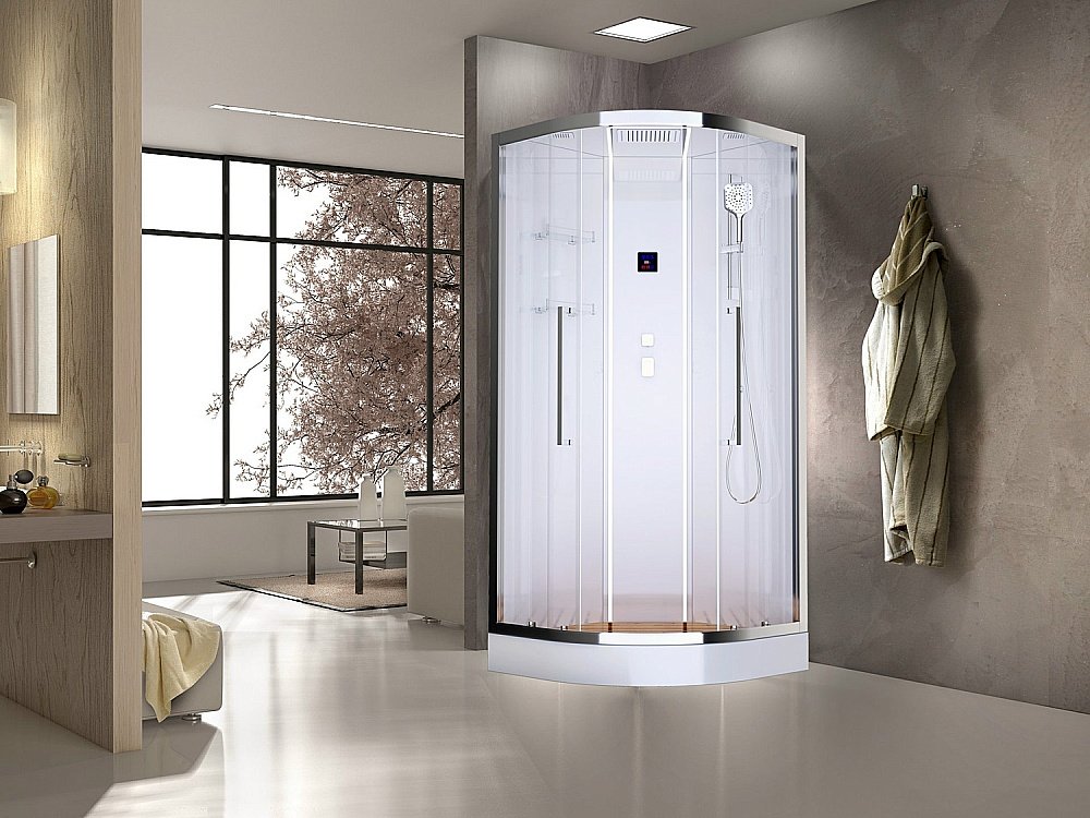 Душевая кабина Acquazzone Alexandra 100х100 купить в интернет-магазине Sanbest