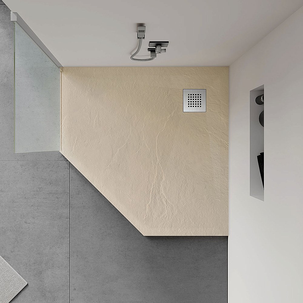 Душевой поддон Vincea VST-4SP9090C 90х90 бежевый купить в интернет-магазине Sanbest