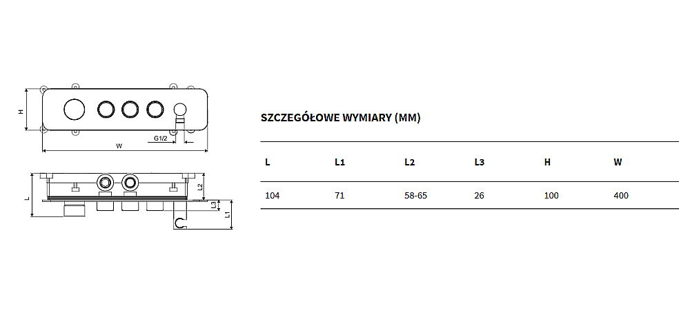Смеситель для душа Excellent 8036 хром купить в интернет-магазине сантехники Sanbest
