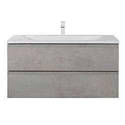 Тумба с раковиной Cezares MOLVENO 100 Beton для ванной в интернет-магазине Sanbest