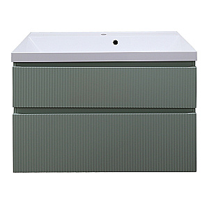 Тумба с раковиной Azario Viola 100/2 CS00097148 фисташковая для ванной в интернет-магазине Sanbest