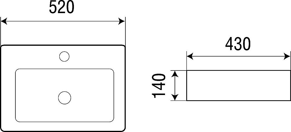 Подвесная раковина WeltWasser WW AISBACH 5030 52 белая купить в интернет-магазине Sanbest