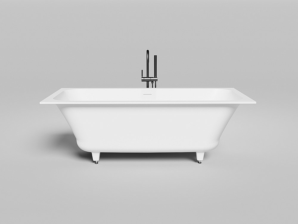 Ванна Salini Orlanda AXIS KIT S-Stone 170x75 103323M белая матовая купить в интернет-магазине Sanbest