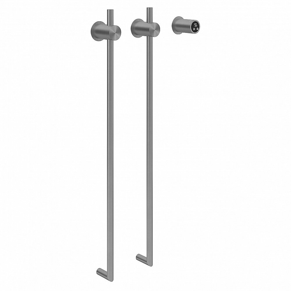 Полотенцесушитель электрический ABBER Charme AH4002BST сталь брашированная купить в интернет-магазине сантехники Sanbest