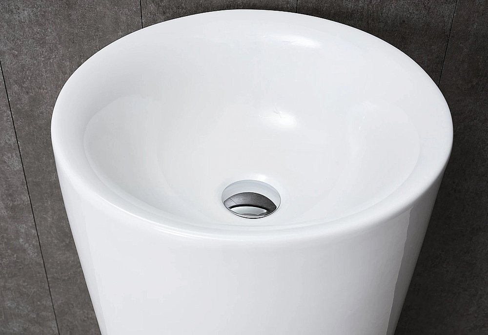 Раковина напольная Gid Autonomo 41 Nb130w 81118 белая купить в интернет-магазине Sanbest