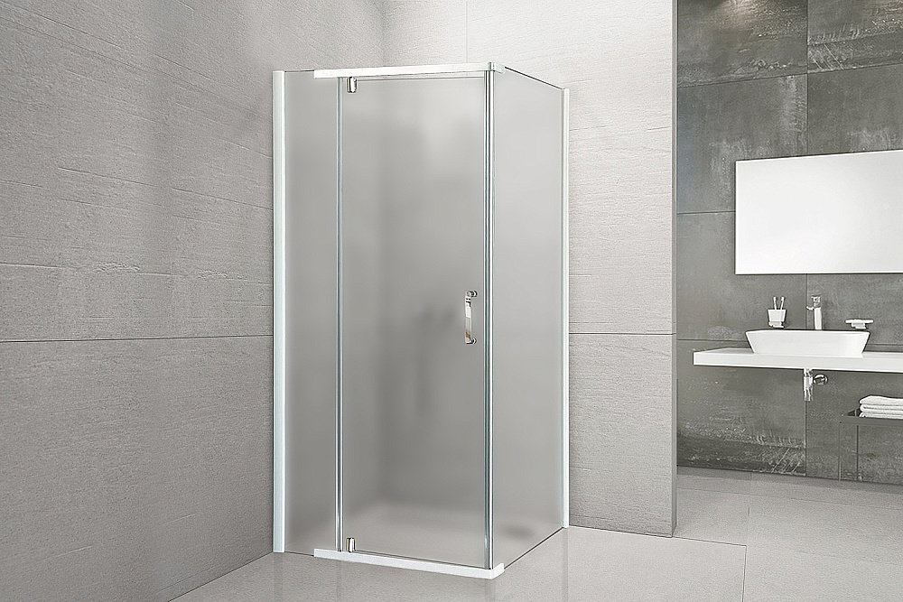 Душевой уголок Royal Bath HPVD RB9080HPVD-C 80х90 матовое стекло/профиль белый купить в интернет-магазине Sanbest