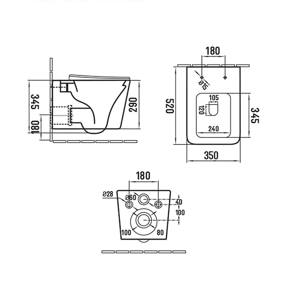 Унитаз Vincea Q-Line VT1-12MC безободковый, с крышкой микролифт, капучино матовый купить в интернет-магазине Sanbest
