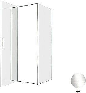 Душевой уголок Allen Brau Priority 90x80 3.31025.00 + 3.31040.00 прозрачный/хром купить в интернет-магазине Sanbest