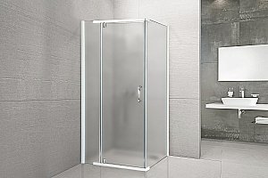 Душевой уголок Royal Bath HPVD RB9080HPVD-C 80х90 матовое стекло/профиль белый купить в интернет-магазине Sanbest