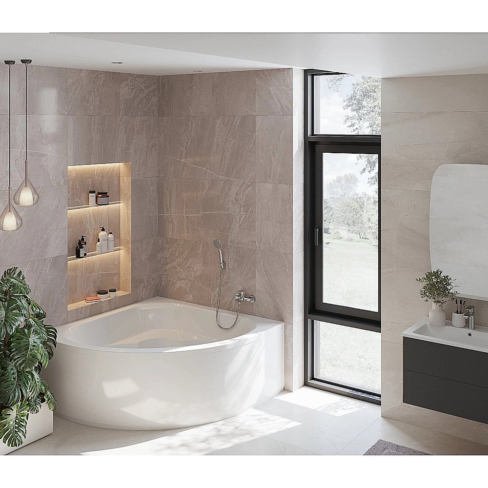 Ванна акриловая Santek Канны 150x150 1.WH11.1.983 белая купить в интернет-магазине Sanbest