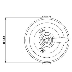 Смеситель для ванны Nicolazzi Termostatico 4914BZ69 Бронза купить в интернет-магазине сантехники Sanbest