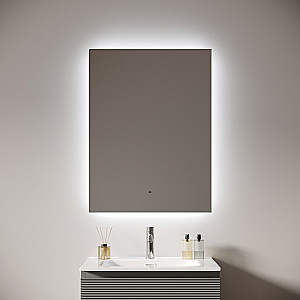 Зеркало с подсветкой Sancos Square 2.0 SQ2.600 60х80 в ванную от интернет-магазине сантехники Sanbest