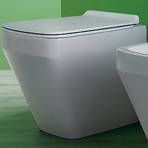 Унитаз приставной SIMAS Baden Baden BB01bi безободковый, белый купить в интернет-магазине Sanbest