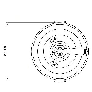 Смеситель для ванны Nicolazzi Termostatico 4914BZ69 Бронза купить в интернет-магазине сантехники Sanbest