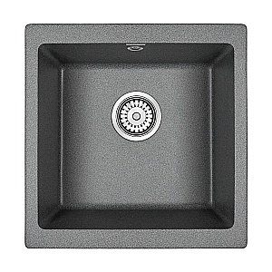 Мойка кухонная Paulmark Brilon PM404800-DG Серая купить в интернет-магазине сантехники Sanbest
