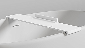 Полка для ванны Salini GABBIANO 1906201M 90 белая матовая купить в интернет-магазине сантехники Sanbest