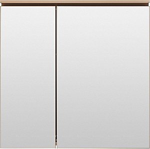 Зеркальный шкаф De Aqua Алюминиум 261766 80 медь купить в интернет-магазине сантехники Sanbest