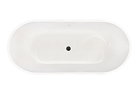 Акриловая ванна Royal Bath PAFOS RB610000BL 180х80 белый купить в интернет-магазине Sanbest