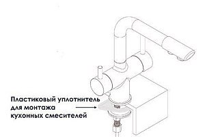 Смеситель для кухни WasserKRAFT A8047 купить в интернет-магазине сантехники Sanbest