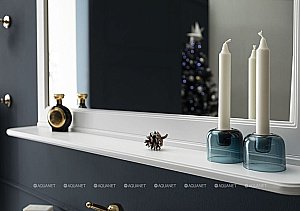 Зеркало Aquanet Валенса 120 белый в ванную от интернет-магазине сантехники Sanbest