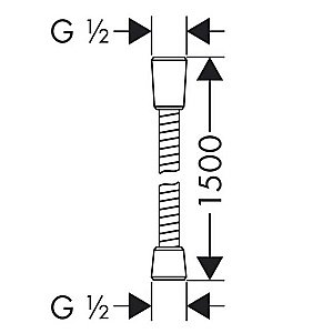 Душевой шланг Lemark 150 LE8023S-Black купить в интернет-магазине сантехники Sanbest