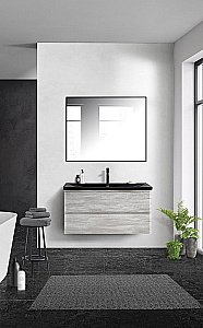 Тумба с раковиной BelBagno ALBANO 100 подвесная Rovere Vintage Bianco для ванной в интернет-магазине Sanbest