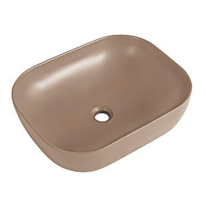 Раковина накладная BelBagno 50 BB1302-H316 бежевая матовая купить в интернет-магазине Sanbest