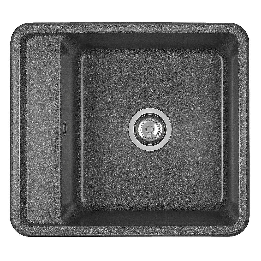 Мойка кухонная Акватон Беллис 57 графит купить в интернет-магазине сантехники Sanbest