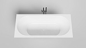 Ванна Salini Ornella Axis Kit S-Sense 170х75 103513M белая матовая купить в интернет-магазине Sanbest