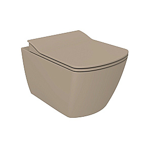 Унитаз подвесной Creavit Elegant EG321-11CM00E-0000 капучино, безободковый купить в интернет-магазине Sanbest