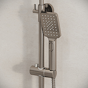 Душевая система Grossman Cosmo 500.K35.02.120 никель брашированный купить в интернет-магазине сантехники Sanbest