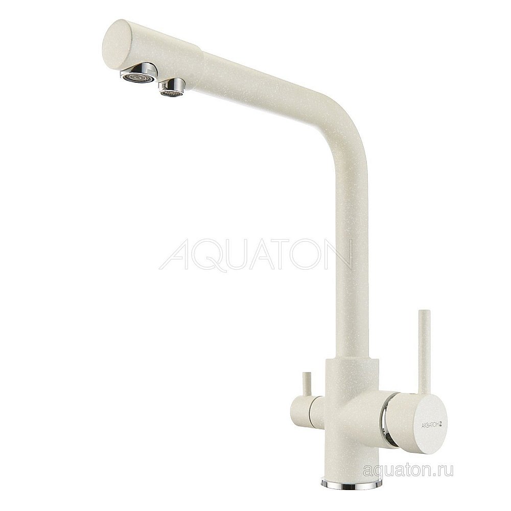Смеситель для кухни Акватон Руан 1AX004FCXX240 кремовый купить в интернет-магазине сантехники Sanbest