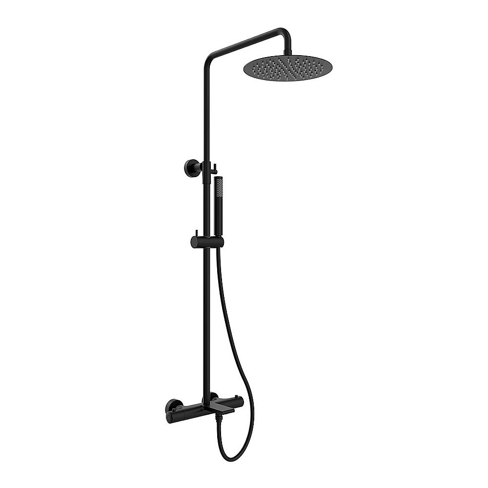 Душевая система Vincea Vogue VSFS-1V1TMB черная матовая купить в интернет-магазине сантехники Sanbest