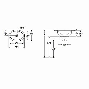 Раковина Villeroy&Boch Loop & Friends 4A530001 альпийский белый купить в интернет-магазине Sanbest