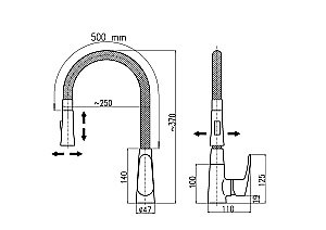 Смеситель для кухни Rav-Slezak AMUR AM719.5/11CMATC купить в интернет-магазине сантехники Sanbest