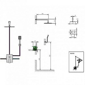 Душевая система Mingliu ML8006 купить в интернет-магазине сантехники Sanbest