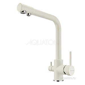 Смеситель для кухни Акватон Руан 1AX004FCXX240 кремовый купить в интернет-магазине сантехники Sanbest