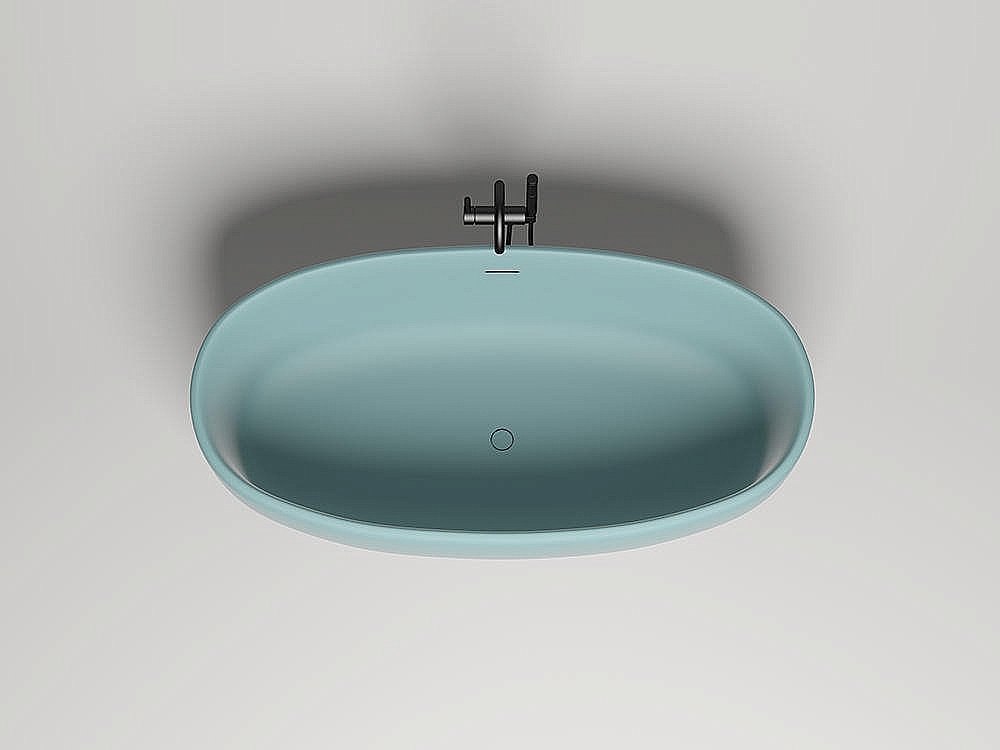 Ванна Salini LUCE Up&Down S-Stone Solix 169х87 100121MF RAL матовая купить в интернет-магазине Sanbest