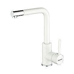 Смеситель для кухни Paulmark Honner Ho212018-WH Белый матовый купить в интернет-магазине сантехники Sanbest