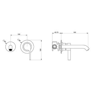 Смеситель для раковины Webert DoReMi DR830606560 купить в интернет-магазине сантехники Sanbest