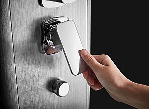 Душевая кабина SSWW BU621L стекло прозрачное/профиль черный купить в интернет-магазине Sanbest