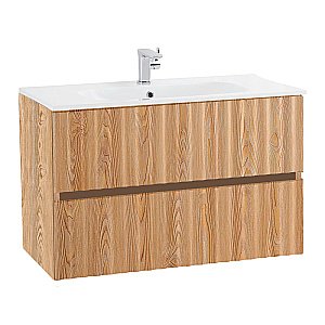 Тумба с раковиной Art&Max ELEGANT 100 бран для ванной в интернет-магазине Sanbest